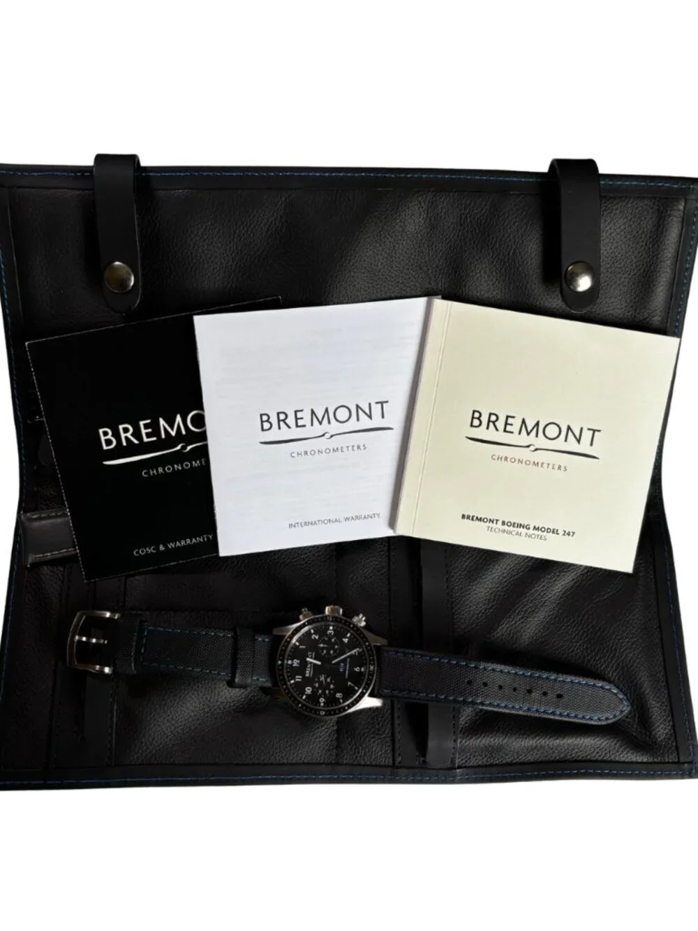 Bremont Boeing Model 247 Chronometer Chronograph Automatic Watch – Full Set